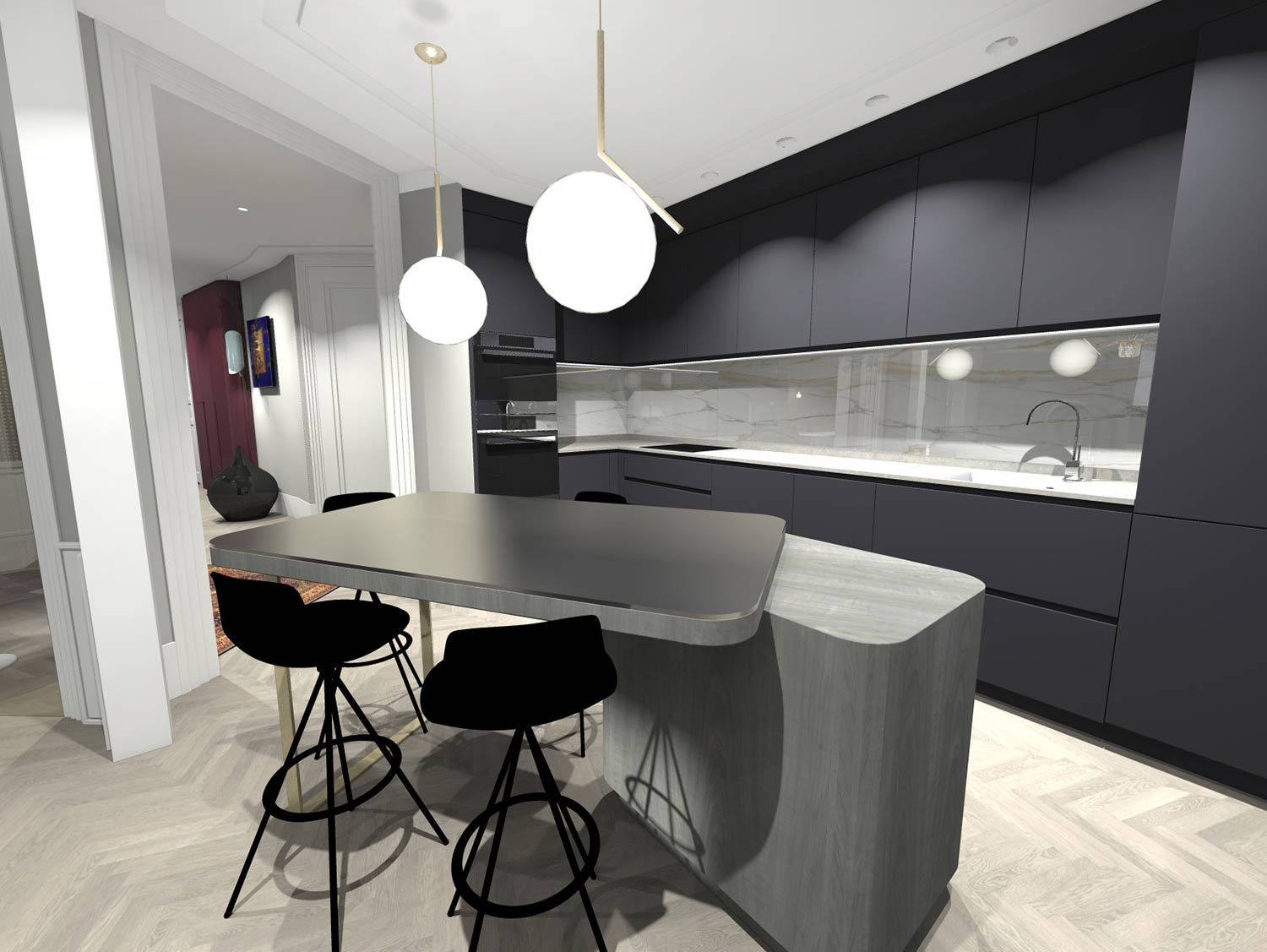 Vues 3D architecte d'intérieur Lyon