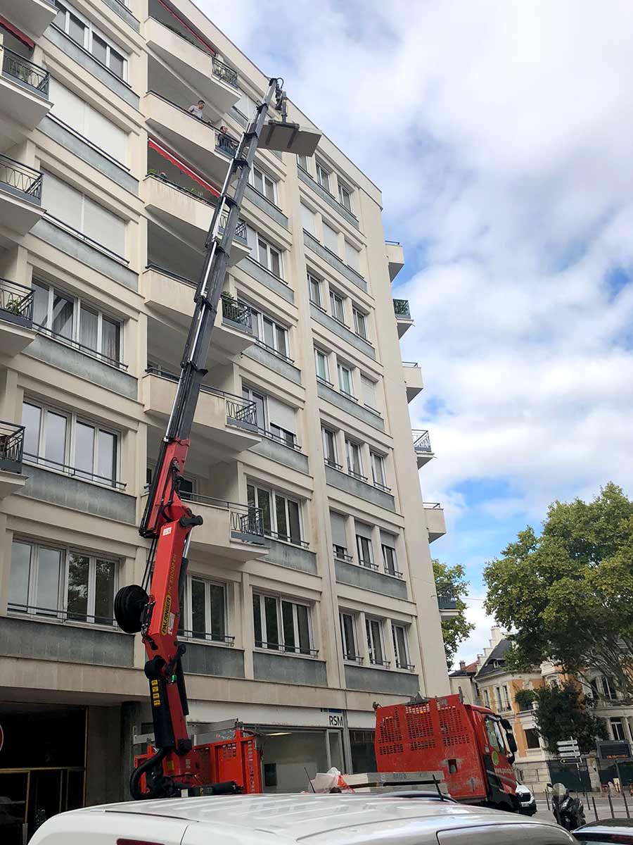 Pendant les Travaux de rénovation de l'appartement