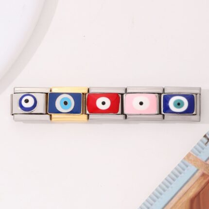 Niche Popular Devil's Eye Stainless Steel Elastic Light Luxury Bracelet
